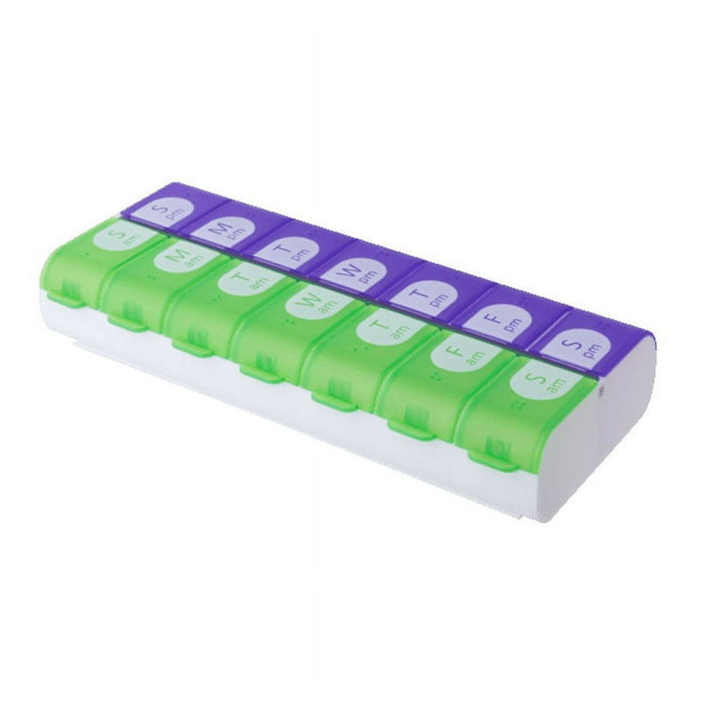 Ezy Dose Weekly AM/PM Pill Organizer, 67705, Assorted, 1 Ea